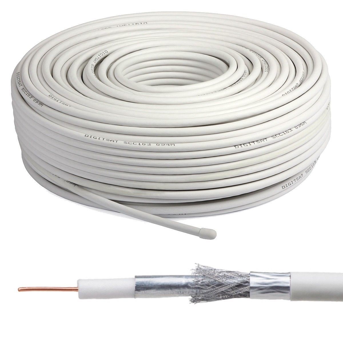 CABLE WIRE CO-AXIAL SATELLITE RG6