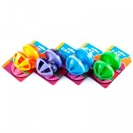 CAT TOY CILINDER BALL 4ASS PL PET TOYS TOC
