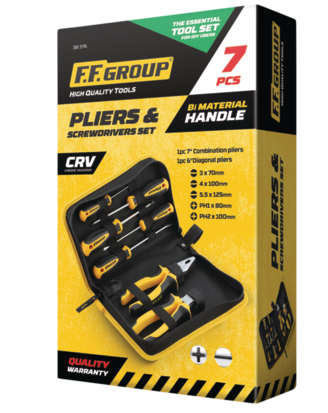 PLIER & SCREWDRIVER SET 7PCS FF GROUP