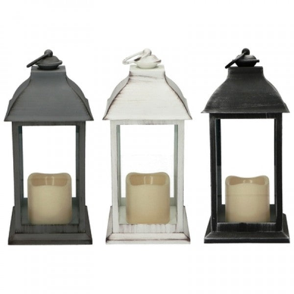 LANTERN 1LED-CANDLE 30CM PL