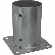 ROUND WOOD POSTS GALV. 80MM