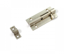 SLIDING BOLT NICKEL 1.5"