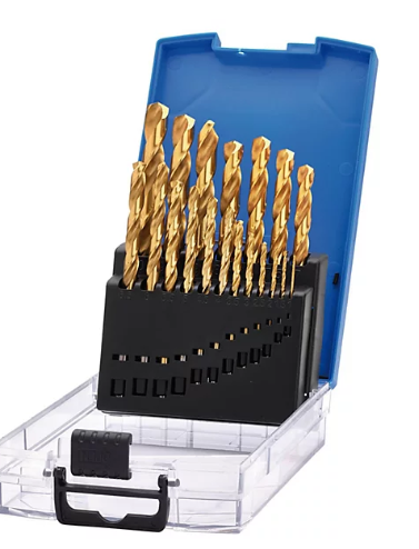 TITANIUM DRILL BIT SET 19PCS