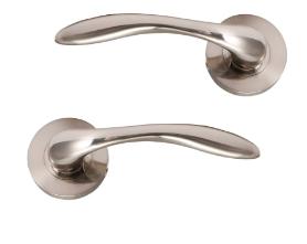 DOOR HANDLES 676K NICKEL MAT