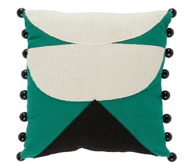 CUSH EMBROD PEARL MALA 30X30