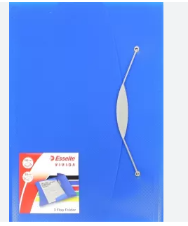 VIVIDA 3-FLAP FOLDERS A4 BLUE