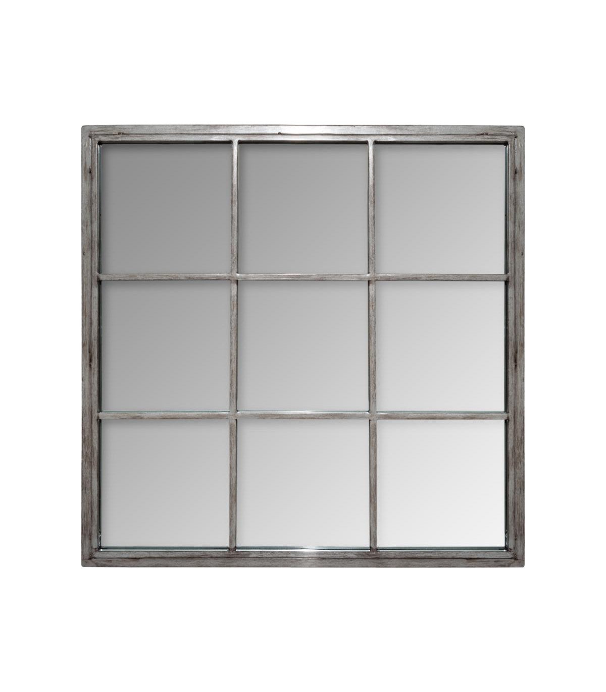 GREY MET MIRROR SULLY 64X64