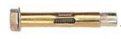 SLEEVE ANCHORS W/HEX SCREW 12X100 25PCS