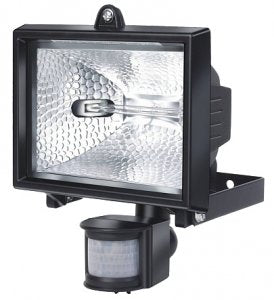 HALOGEN LIGHT H 500 IP 44 WITH SENSOR