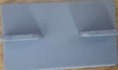 SHELF BRACKET CAP GREY