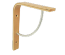 BRACKET WOODEN DELTA 15X12CM BEECH
