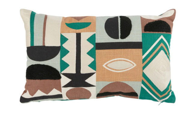 CUSH EMBROD PRINT MALA 30X50