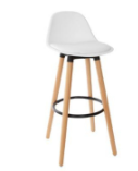 MAXON WHT PP BAR CHAIR