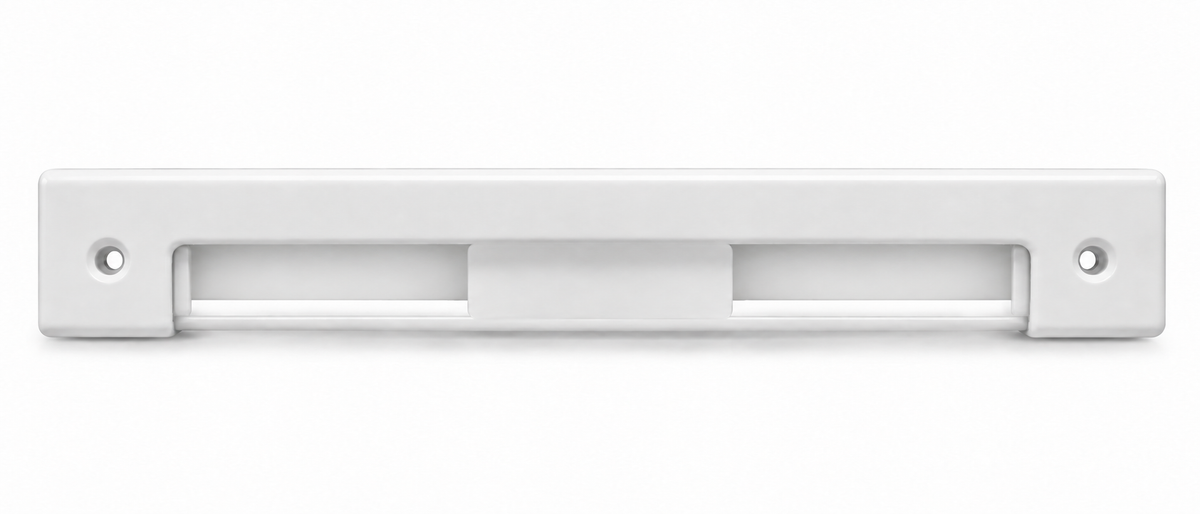 LOCK STRIKE PLATE FOR ALUMINIUM DOOR 700 WHITE