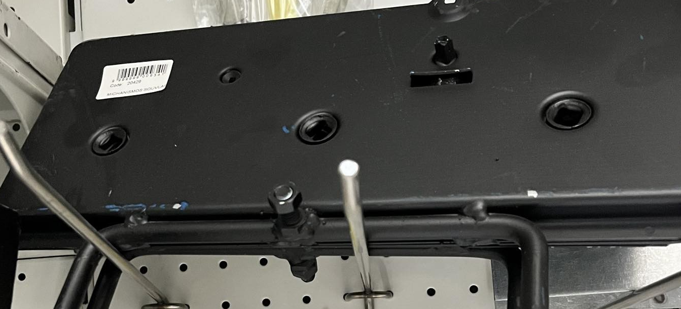 BBQ MECHANISM BLACK FOR 3 SKEWER WITH 2 LEG