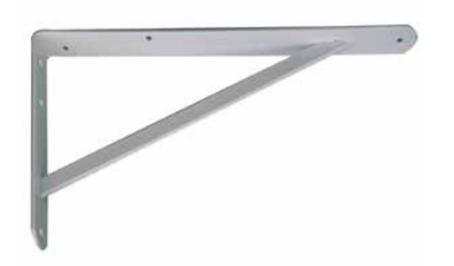 BRACKET SHELF 'FORTEX' 200X250MM WHITE