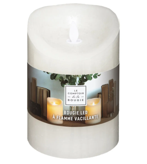 NIDO WHITE CREAM LED CANDLE