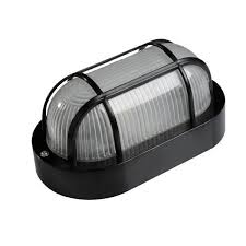 CEILING LIGHT TARTARUGA OVAL E27 42W IP44 BLACK