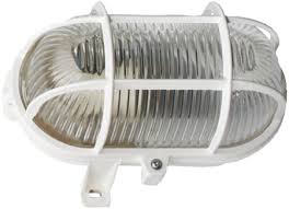 BULK HEAD LIGHT COLOURED IP44 60W WHITE