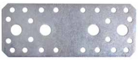 STRAIGHT PLATE 140X55X2.5MM NICKEL