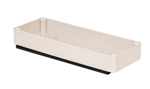 1TIER SLIDING ORGANIZER S STORAGE BEIGE L37.7CM