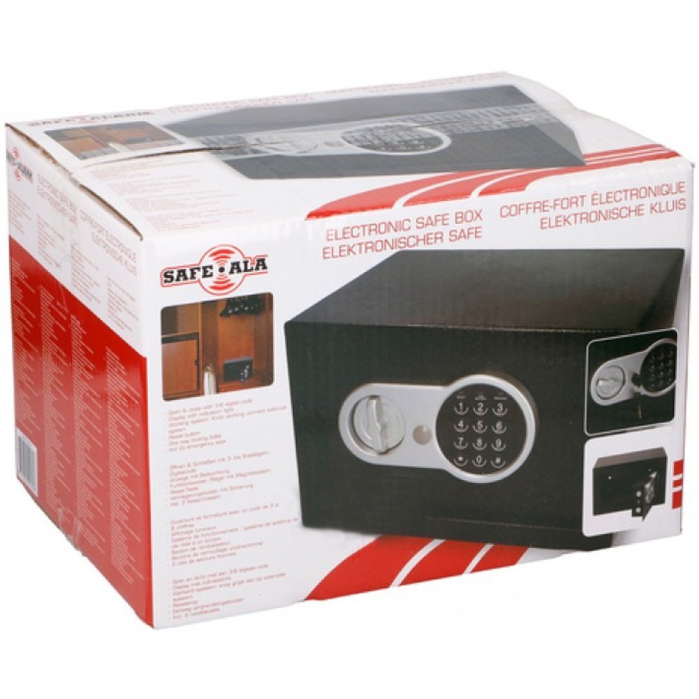 SAFE BOX ELECTRONIC MT 30 22,70 SAFE ALARM 3-8 DIGI CODE CB