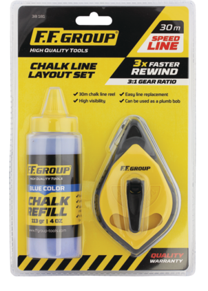 CHALK LINE LAYOUT LINE+CHALK SET 2PCS FF GROUP