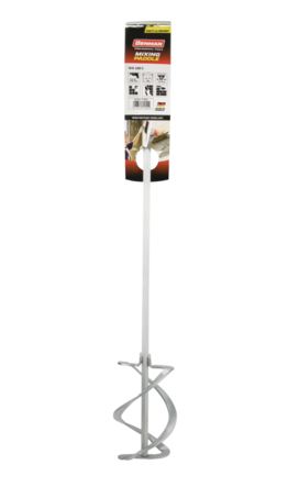 MIXING PADDLE FOR TILE ADHESIVES&PLASTER MORTARS 13MM Ø100MM L:590MM BENMAN