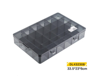 DELI STORAGE BOX 325X230X60MM BLACK