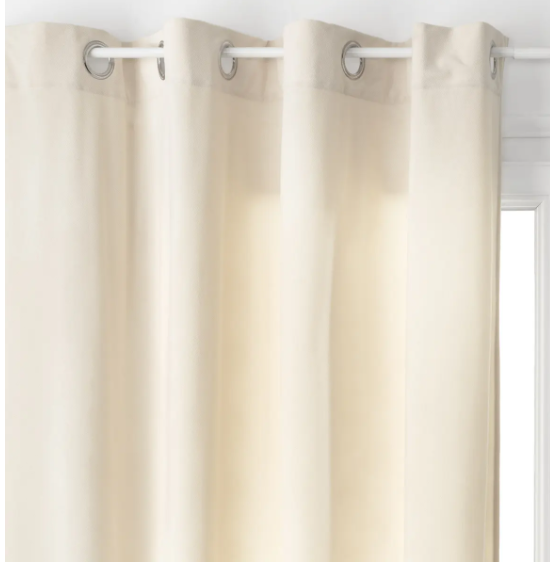 CURTAIN LILOU IVORY 140X260