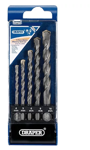 MASONRY DRILL BIT SET 4-10MM 5PCS
