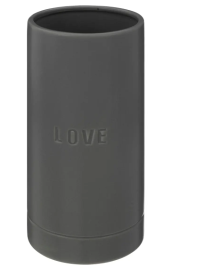 CRMC VASE AVI GREY H20