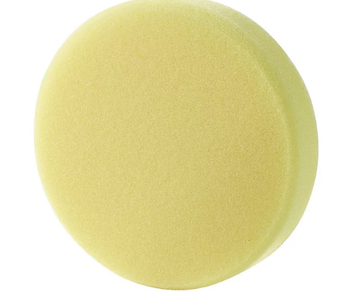 POLISH PAD HEAVY CUTTING YELLOW 125MM