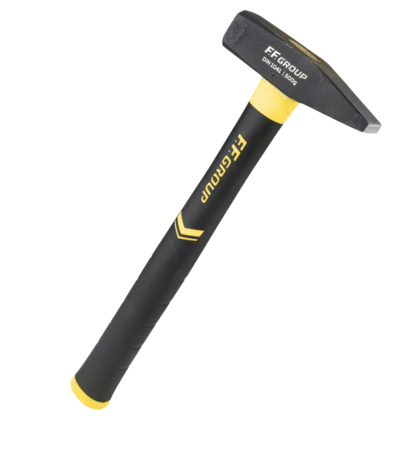 MACHINIST HAMMER WITH FIBERGLASS HANDLE 800GR DIN1041 FF GROUP