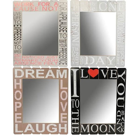 MIRROR 48X60CM 6ASS DSG MDF 48 4,70 SHK