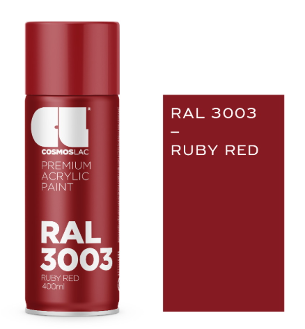 SPRAY RUBY RED RAL3003 N311 400ML COSMOSLAC