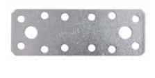 STRAIGHT PLATE 100X35X2.5MM NICKEL
