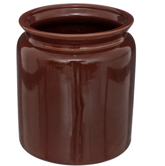 BG GLAZED CRMC POT BOTA H19D17