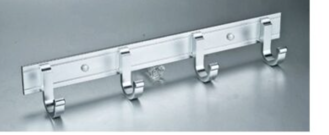ALUMINIUM QUADRUPLE HANGER HOOK 33.5X4.5X5.5CM