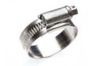 HOSE CLIPS 16MM ZINC PLATED