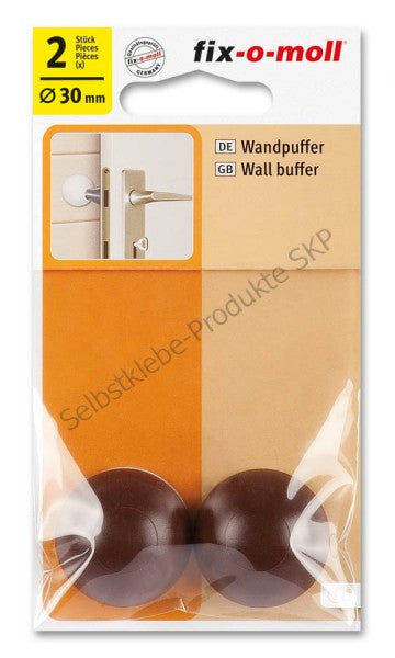 WALL BUFFER 30MM BROWN 2 PCS