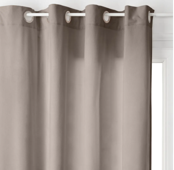 CURTAIN LILOU TAUPE 140X260