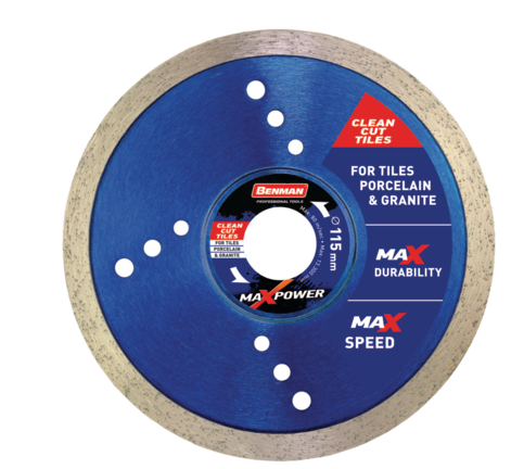 DIAMOND CUTTING BLADE MAXPOWER 125X1.4X7MM BENMAN