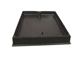 MANHOLE CAST IRON EN124 50X50CM RECES.A15
