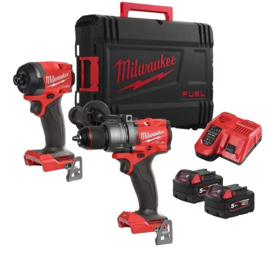 MILWAUKEE POWERPACK COMBO KIT 18V M18FPP2A3-502X