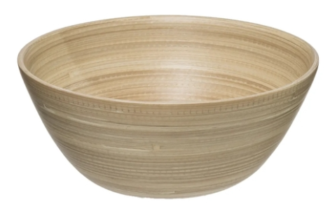 NATURAL BAMBOU SALAD BOWL 17CM