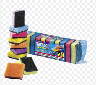 SPONGE SCOURER 10PCS 1276