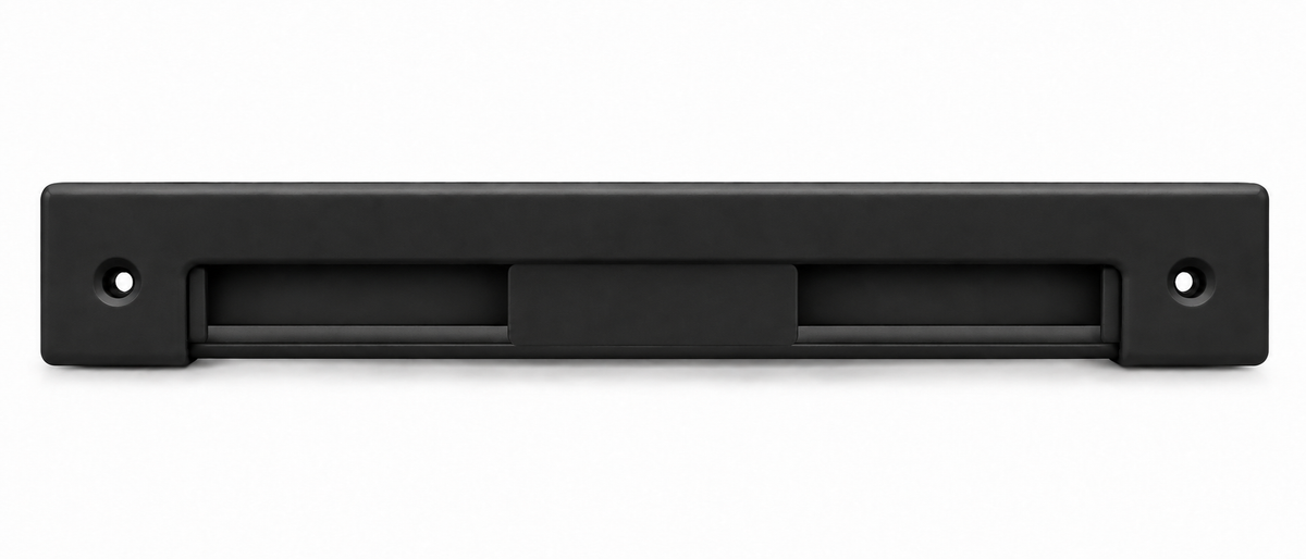 LOCK STRIKE PLATE FOR ALUMINIUM DOOR 700 BLACK