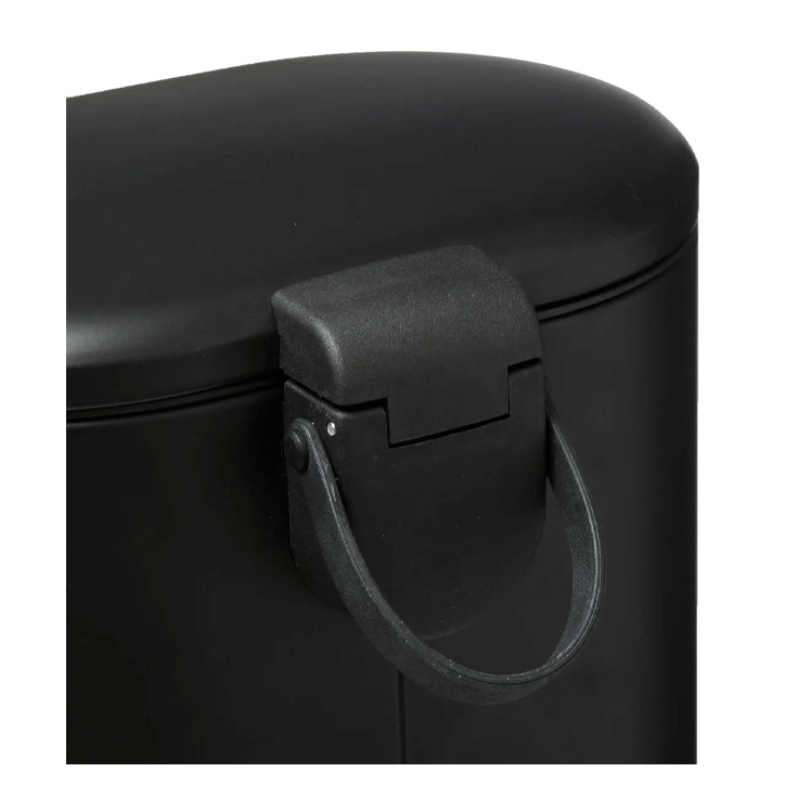DUSTBIN BLACK SILIFLEX SOFTCL 6L