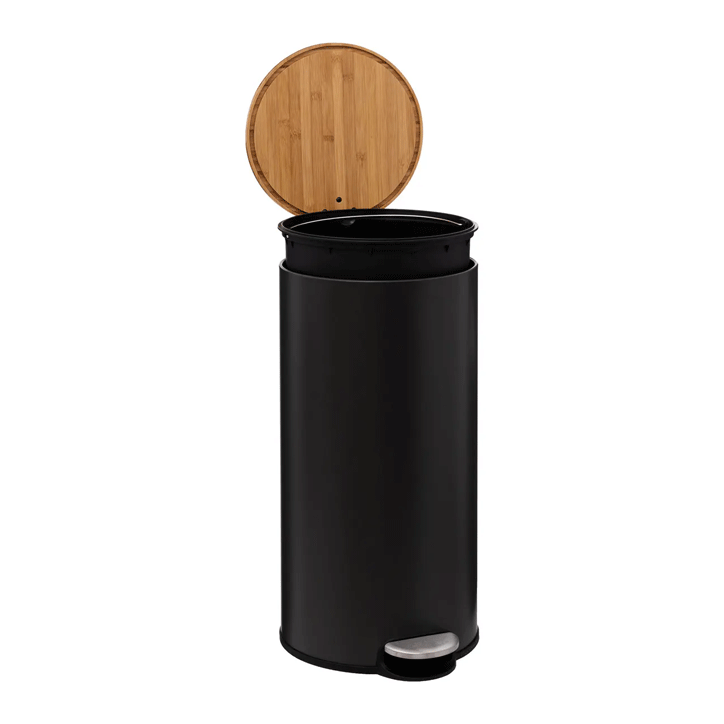 DUSTBIN 30L CHAR MODERN BLACK